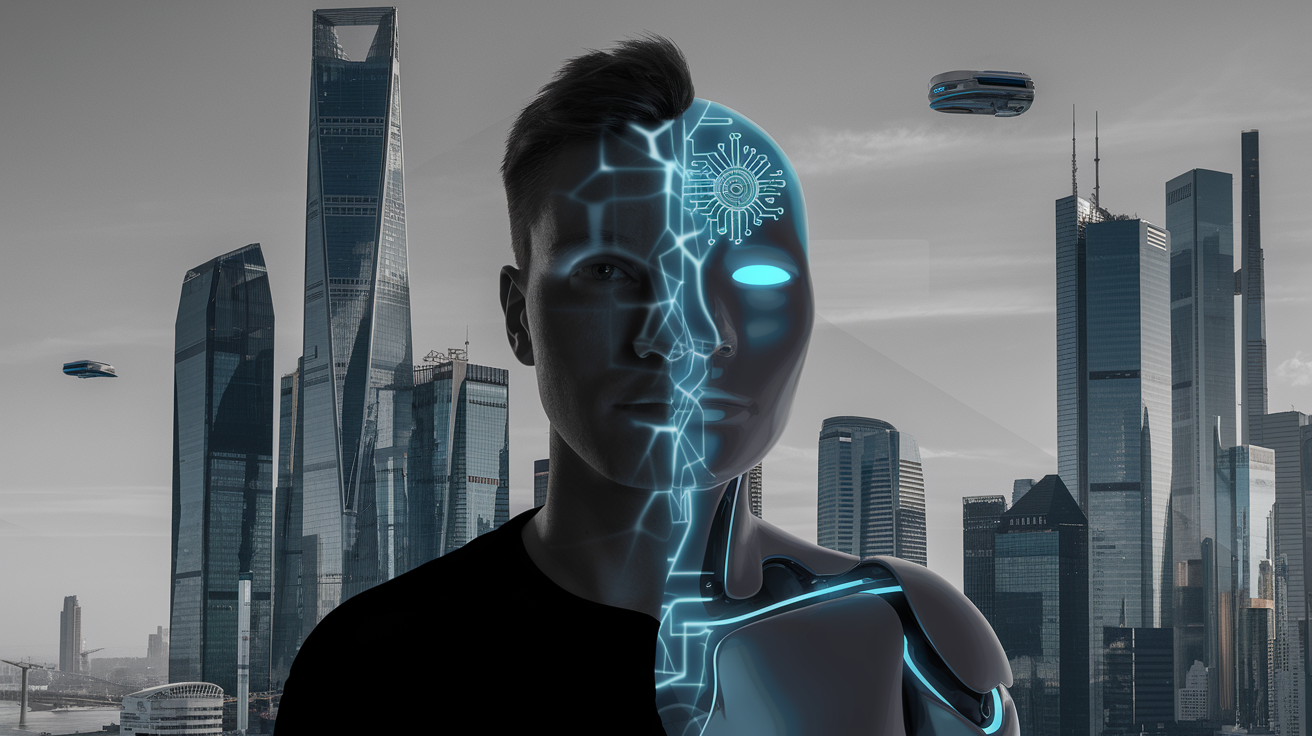 The Merging of AI and Humanity